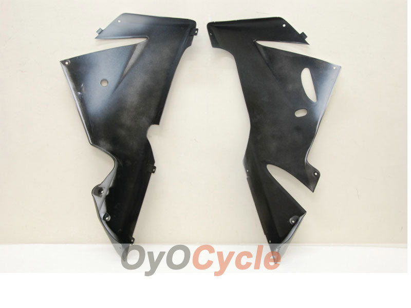 Injection Fairing kit for 04-05 NINJA ZX-10R - White, Black - West #OYO87901550