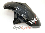 Injection Fairing kit for 04-05 NINJA ZX-10R - White, Black - West #OYO87901550