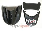 Injection Fairing kit for 04-05 NINJA ZX-10R - White, Black - West #OYO87901550