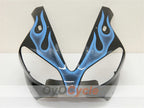 Injection Fairing kit for 00-01 YZF-R1 - Blue, Black - Flame #OYO87900765