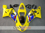 Injection Fairing kit for 04-05 GSXR600 - Yellow, Blue - Factory Style #OYO87901208