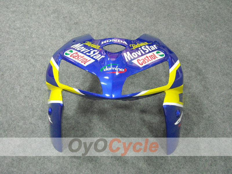 Injection Fairing kit for 05-06 CBR600RR - Yellow, Blue - Castrol, Movistar #OYO87900269