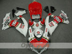 Injection Fairing kit for 08-10 GSX R600 - Red, White - Lucky Strike, MICHELIN, MOTUL #OYO87901641