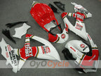 Injection Fairing kit for 08-10 GSX R600 - Red, White - Lucky Strike, MICHELIN, MOTUL #OYO87901641