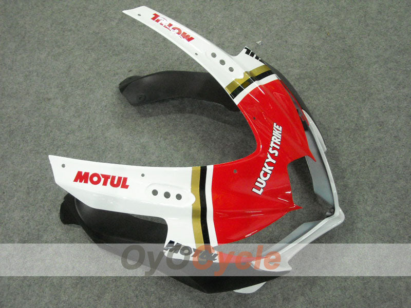 Injection Fairing kit for 08-10 GSX R750 - Red, White - Lucky Strike #OYO87901451