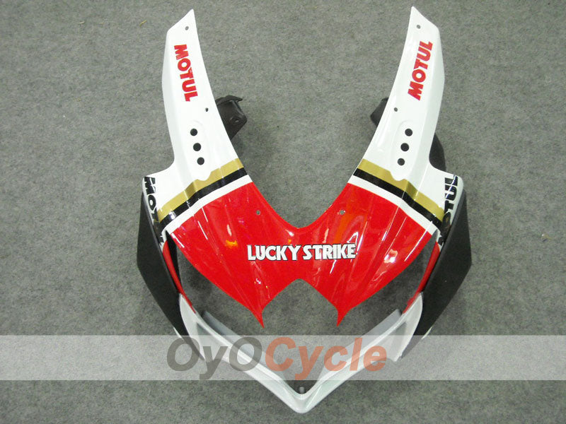 Injection Fairing kit for 08-10 GSX R750 - Red, White - Lucky Strike #OYO87901451
