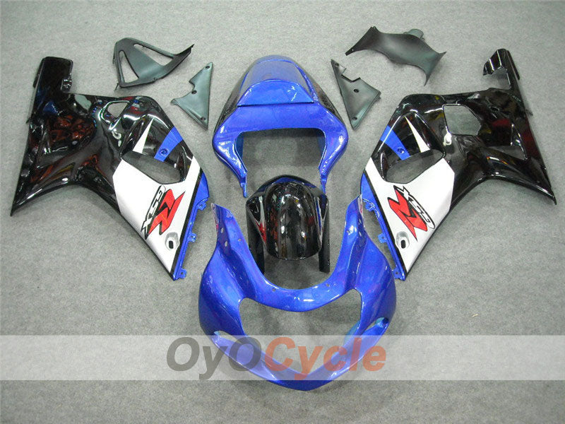 Injection Fairing kit for 00-02 GSX R1000 - Blue, Black - Factory Style #OYO87901744
