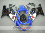 Injection Fairing kit for 00-03 GSX R750 - Blue, Black - Factory Style #OYO87901079