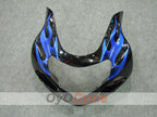 Injection Fairing kit for 01-03 GSX R600 - Blue, Black - Flame #OYO87901042