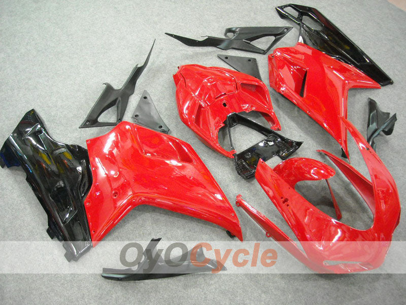 Injection Fairing kit for 08-13 Ducati 848 - Red, Black - Factory Style #OYO87902179