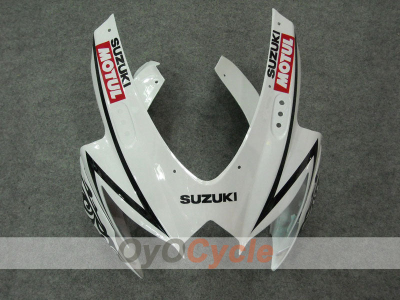 Injection Fairing kit for 08-10 GSX R750 - White, Black - Corona #OYO87901157