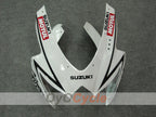 Injection Fairing kit for 08-10 GSX R600 - White, Black - Corona, MOTUL #OYO87901606