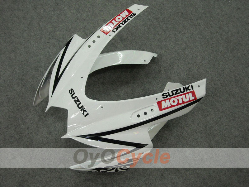Injection Fairing kit for 08-10 GSX R750 - White, Black - Corona #OYO87901157