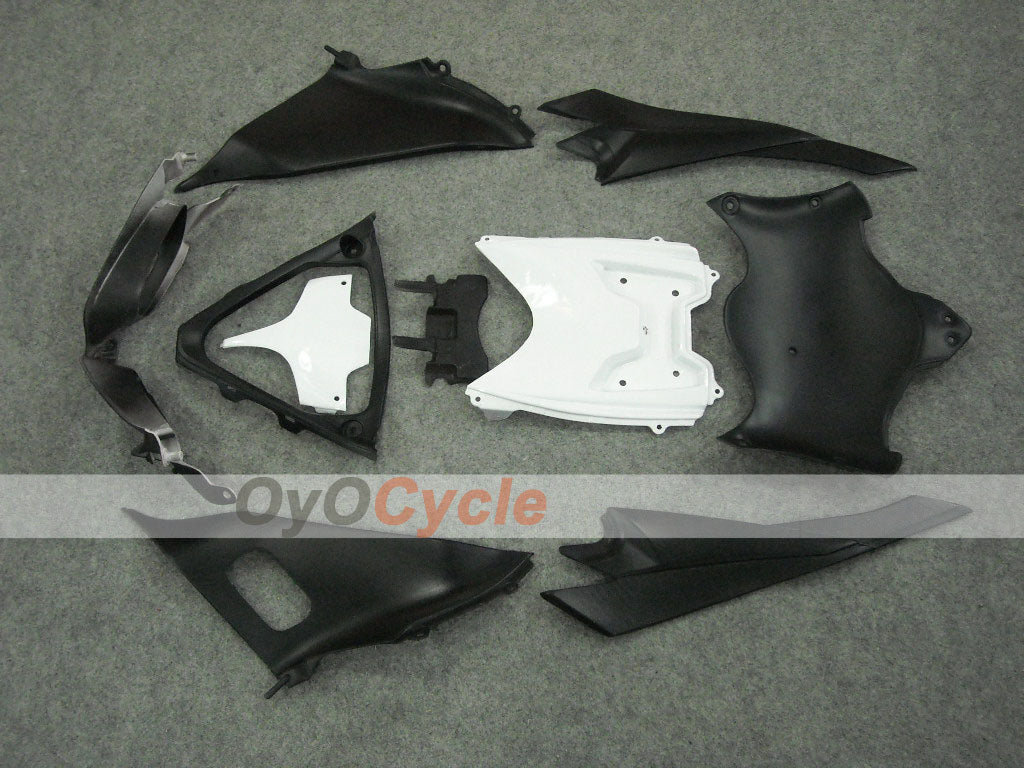 Injection Fairing kit for 08-10 GSX R600 - White, Black - Corona, MOTUL #OYO87901606