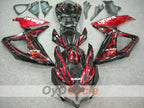 Injection Fairing kit for 08-10 GSX R750 - Red, Black - Flame #OYO87901429