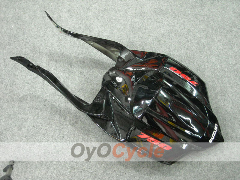 Injection Fairing kit for 08-10 GSX R750 - Red, Black - Flame #OYO87901429