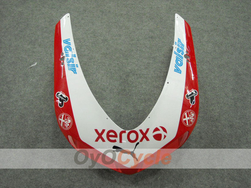 Injection Fairing kit for 08-13 Ducati 848 - Red, White - Xerox #OYO87902242