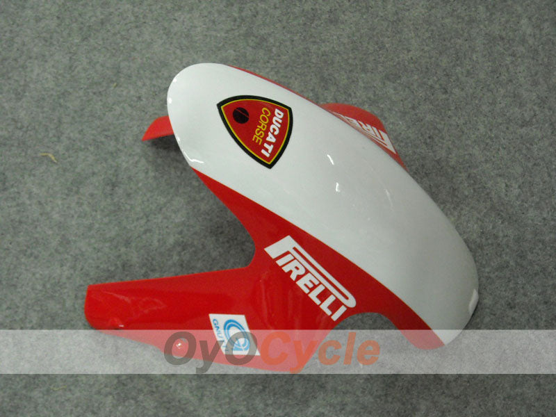Injection Fairing kit for 08-13 Ducati 848 - Red, White - Xerox #OYO87902242