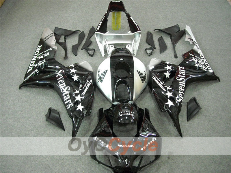 Injection Fairing kit for 06-07 CBR1000RR - Black, Silver - SevenStars #OYO87900651