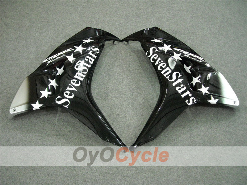 Injection Fairing kit for 06-07 CBR1000RR - Black, Silver - SevenStars #OYO87900651