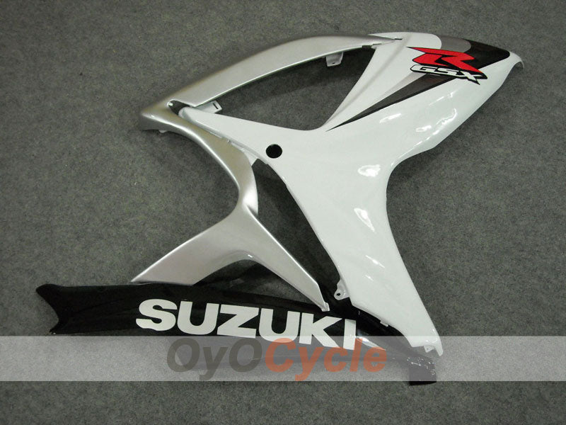 Injection Fairing kit for 06-07 GSX R750 - White, Silver - Factory Style #OYO87901315