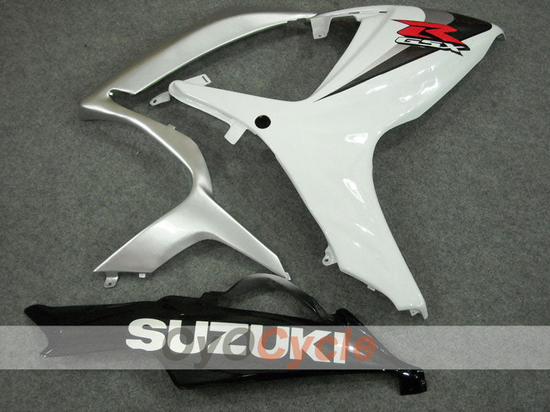 Injection Fairing kit for 06-07 GSX R750 - White, Silver - Factory Style #OYO87901315