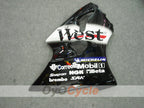 Fairing kit for 02-03 NINJA ZX-9R - White, Black - West #OYO87903055