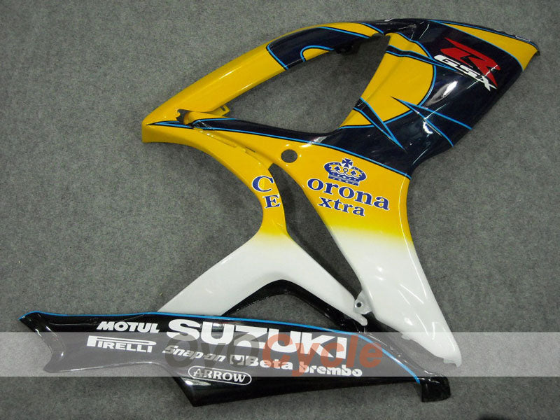 Injection Fairing kit for 06-07 GSX R750 - Yellow, Blue - Corona #OYO87901262