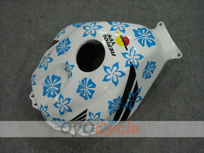 Injection Fairing kit for 03-04 CBR600RR - White, Black - Nastro Azzurro #OYO87902539