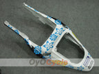 Injection Fairing kit for 03-04 CBR600RR - White, Black - Nastro Azzurro #OYO87902539