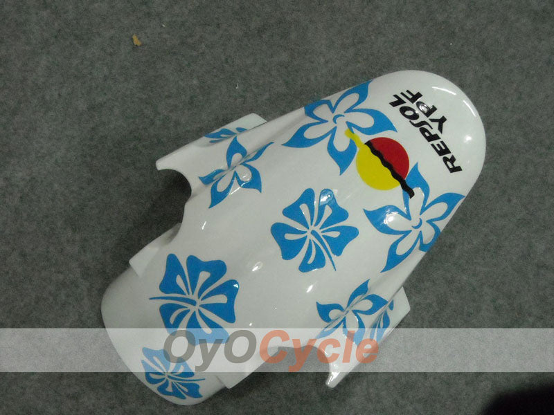 Injection Fairing kit for 03-04 CBR600RR - White, Black - Nastro Azzurro #OYO87902539