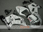Injection Fairing kit for 01-03 GSX R600 - White, Black - Corona, MOTUL #OYO87901036