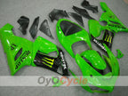 Injection Fairing kit for 05-06 NINJA ZX-6R - Green, Black - Monster #OYO87901873