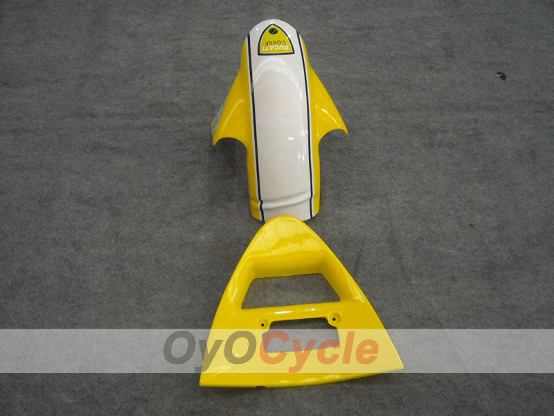 Injection Fairing kit for 99-02 Ducati 996 - Yellow, White - Xerox #OYO87902237