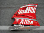 Injection Fairing kit for 99-02 Ducati 996 - Red, White - Alice #OYO87902188