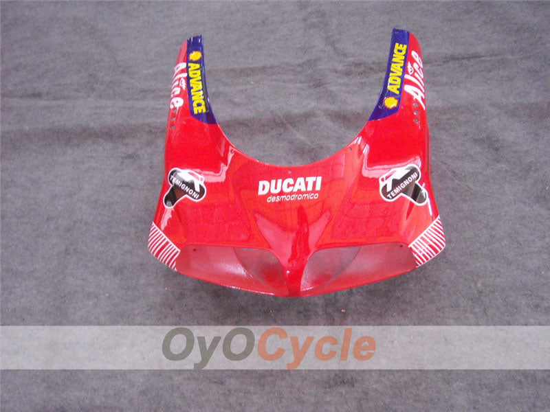 Injection Fairing kit for 99-02 Ducati 996 - Red, White - Alice #OYO87902188
