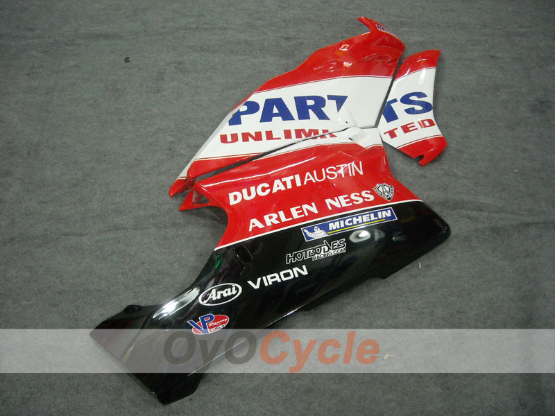 Injection Fairing kit for 03-04 Ducati 999 - Red, White - Factory Style #OYO87902357