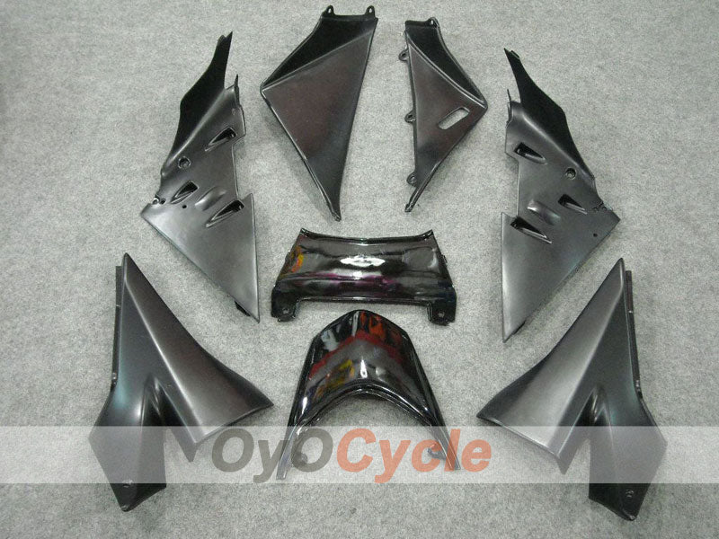 Injection Fairing kit for 04-05 NINJA ZX-10R - White, Black - Flame #OYO87901533