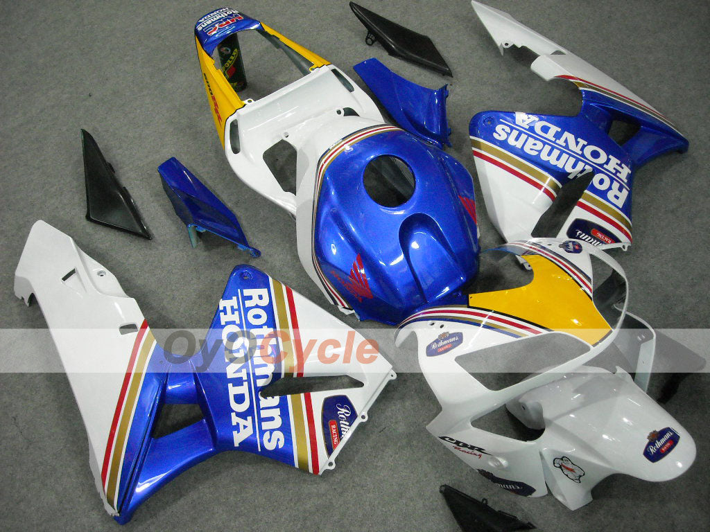 Injection Fairing kit for 03-04 CBR600RR - Blue, White - Rothmans #OYO87902553