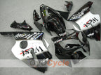 Injection Fairing kit for 00-01 NINJA ZX-12R - White, Black - West #OYO87903078