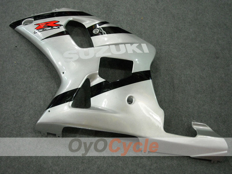 Injection Fairing kit for 00-03 GSX R750 - Black, Silver - Factory Style #OYO87901080
