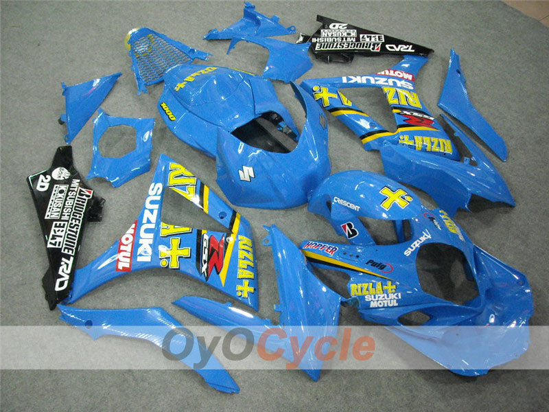 Injection Fairing kit for 07-08 GSX R1000 - Blue, Black - MOTUL, Rizla+ #OYO87902151 Secondary image