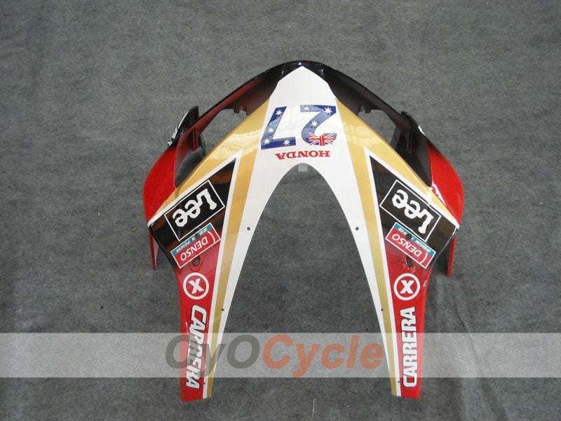 Injection Fairing kit for 03-04 CBR600RR - Red, White - Lee #OYO87902532