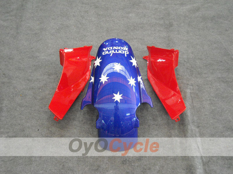 Injection Fairing kit for 03-04 CBR600RR - Red, Blue - Castrol #OYO87902505