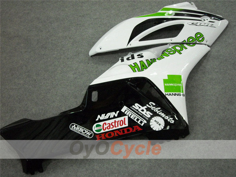 Injection Fairing kit for 06-07 CBR1000RR - Green, White - HANN Spree #OYO87900607