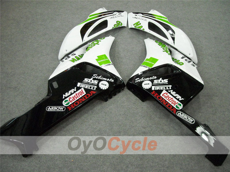 Injection Fairing kit for 06-07 CBR1000RR - Green, White - HANN Spree #OYO87900607
