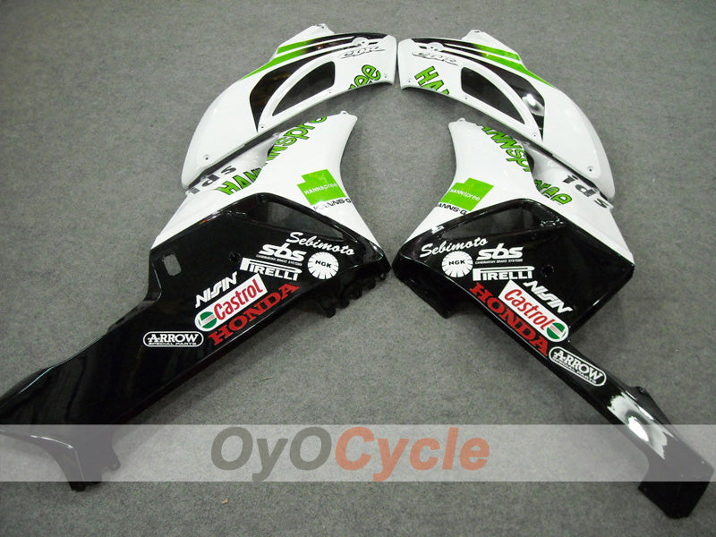 Injection Fairing kit for 04-05 CBR1000RR - Green, White - HANN Spree #OYO87902846