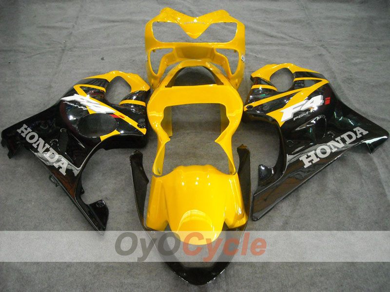 Injection Fairing kit for 01-03 CBR600F4i - Yellow, Black - Factory Style #OYO87900147