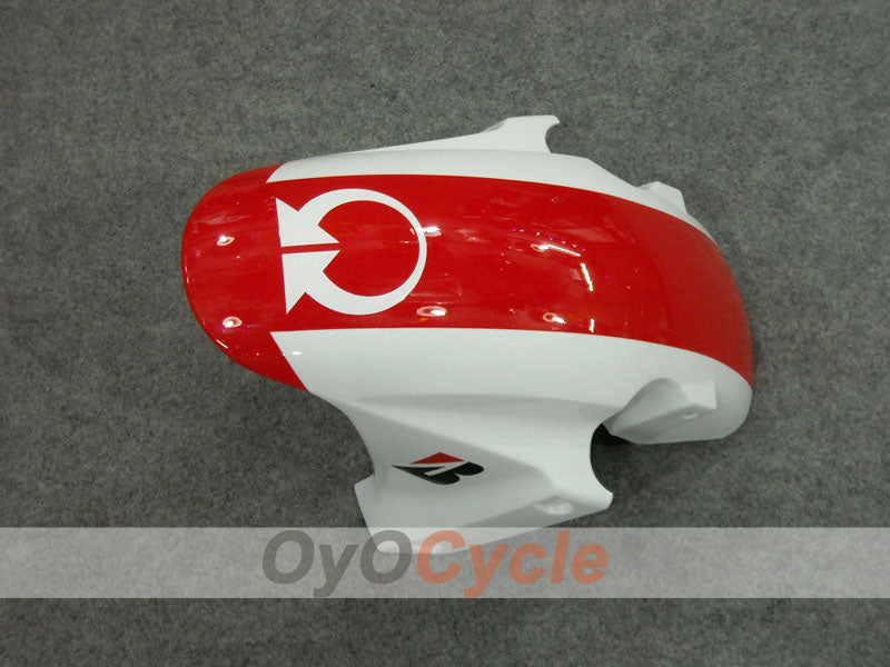 Injection Fairing kit for 03-04 CBR600RR - Red, White - PRAMAC #OYO87902565