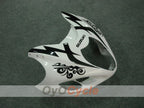 Injection Fairing kit for 99-07 GSXR1300 Hayabusa - White, Black - Corona #OYO87902880